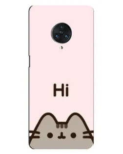 Чехол для Vivo Nex 3 с картинкой «Пушин говорит Hi» Чехол для Vivo Nex 3 с картинкой «Пушин говорит Hi»