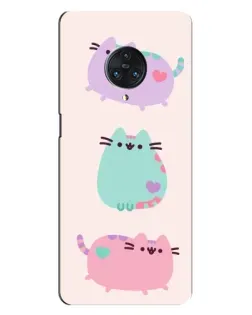 Чехол для Vivo Nex 3 с картинкой «Pusheen трио» Чехол для Vivo Nex 3 с картинкой «Pusheen трио»