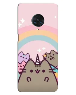 Чехол для Vivo Nex 3 с картинкой «Единорог Pusheen» Чехол для Vivo Nex 3 с картинкой «Единорог Pusheen»