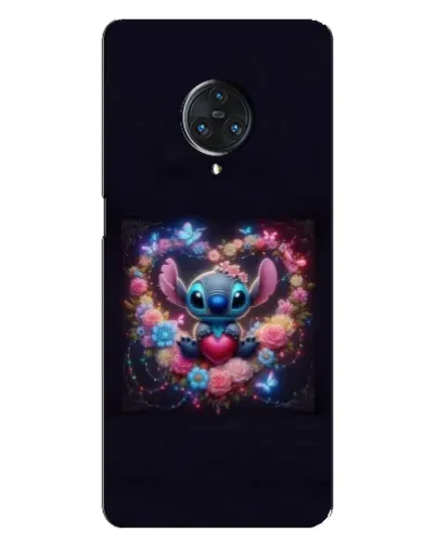 Чехол для Vivo Nex 3 с картинкой «Stitch в цветах»