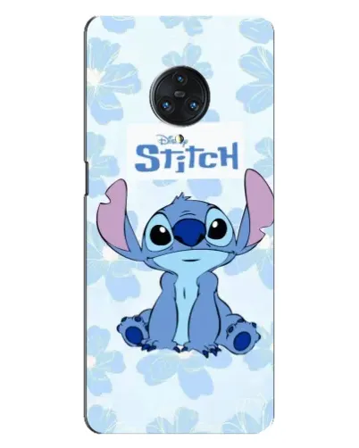 Чехол для Vivo Nex 3 с картинкой «Stitch среди цветов»