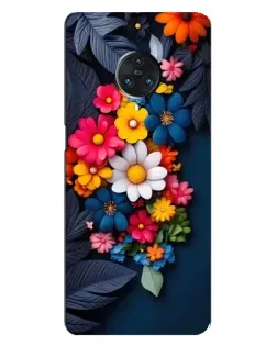 Чехол для Vivo Nex 3 с картинкой «Цветочная феерия»