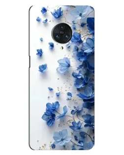 Чехол для Vivo Nex 3 с картинкой «Голубой цветочный каскад»