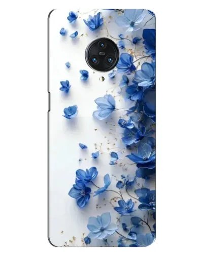 Чехол для Vivo Nex 3 с картинкой «Голубой цветочный каскад»