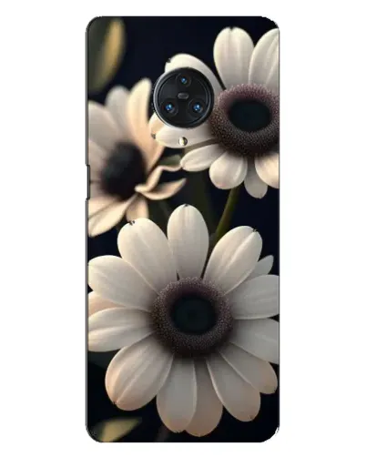 Чехол для Vivo Nex 3 с картинкой «Белые маргаритки макро»