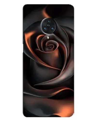 Чехол для Vivo Nex 3 с картинкой «Шелковая черная роза»
