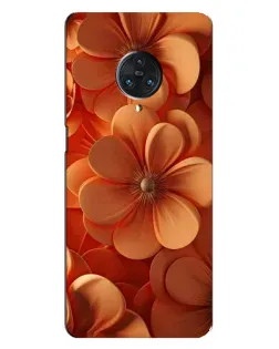 Чехол для Vivo Nex 3 с картинкой «Оранжевый макро цветок»