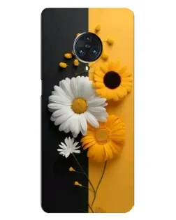 Чехол для Vivo Nex 3 с картинкой «Подсолнух и ромашка»