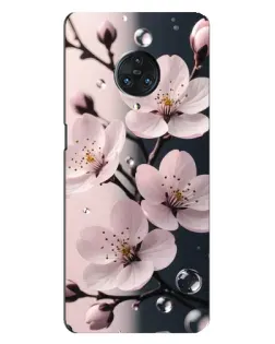 Чехол для Vivo Nex 3 с картинкой «Нежная сакура и капли»