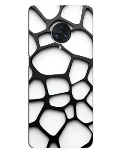 Чехол для Vivo Nex 3 с картинкой «Белая объемная сетка» Чехол для Vivo Nex 3 с картинкой «Белая объемная сетка»