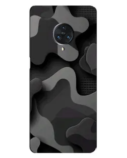 Чехол для Vivo Nex 3 с картинкой «Темный абстрактный камуфляж» Чехол для Vivo Nex 3 с картинкой «Темный абстрактный камуфляж»