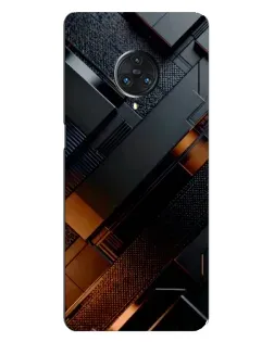 Чехол для Vivo Nex 3 с картинкой «Черные геометрические блоки»