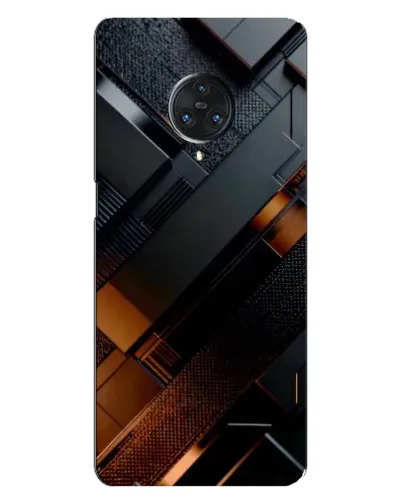 Чехол для Vivo Nex 3 с картинкой «Черные геометрические блоки»