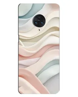 Чехол для Vivo Nex 3 с картинкой «Пастельные нежные волны»