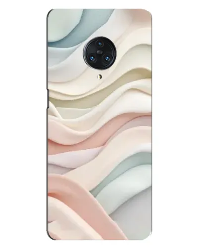 Чехол для Vivo Nex 3 с картинкой «Пастельные нежные волны»