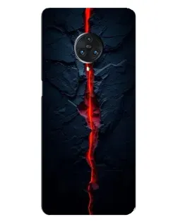 Чехол для Vivo Nex 3 с картинкой «Kрасная лавовая трещина»