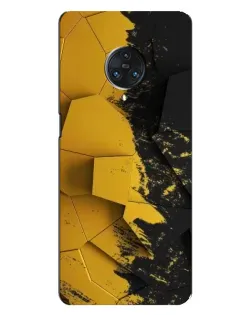 Чехол для Vivo Nex 3 с картинкой «Золотые осколки геометрии»
