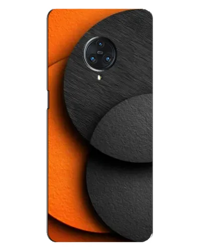 Чехол для Vivo Nex 3 с картинкой «Геометрия оранжевых кругов»