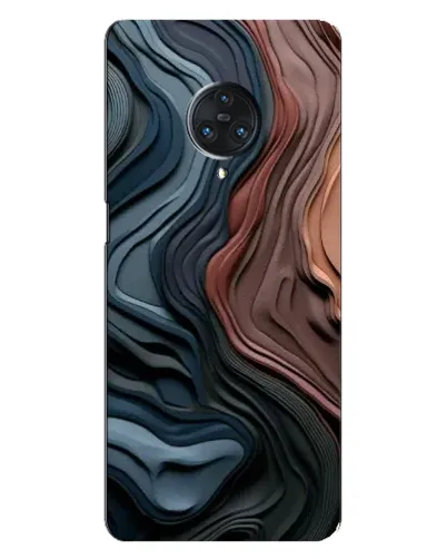 Чехол для Vivo Nex 3 с картинкой «Цветные волны каньона»