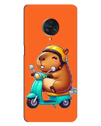 Чехол для Vivo Nex 3 с картинкой «Капибара на скутере» Чехол для Vivo Nex 3 с картинкой «Капибара на скутере»
