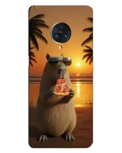 Чехол для Vivo Nex 3 с картинкой «Капибара с пиццей» Чехол для Vivo Nex 3 с картинкой «Капибара с пиццей»