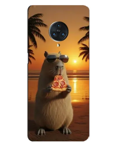 Чехол для Vivo Nex 3 с картинкой «Капибара с пиццей» Чехол для Vivo Nex 3 с картинкой «Капибара с пиццей»