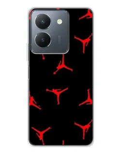 Чехол для Vivo S30 Pro Mini с картинкой «Jordan Red Pattern» Чехол для Vivo S30 Pro Mini с картинкой «Jordan Red Pattern»