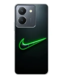 Чехол для Vivo S30 Pro Mini с картинкой «Неоновый контур Nike»