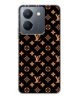 Чехол для Vivo S30 Pro Mini с картинкой «Золотая монограмма LV»