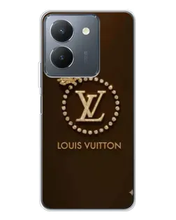 Чехол для Vivo S30 Pro Mini с картинкой «LV — золотая печать»