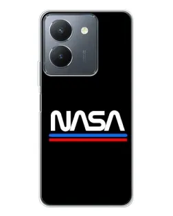 Чехол для Vivo S30 Pro Mini с картинкой «NASA — классика Red Blue»