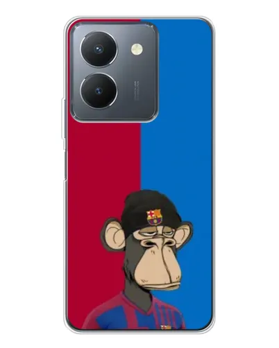 Чехол для Vivo S30 Pro Mini с картинкой «Bored Ape — фанат Барсы» Чехол для Vivo S30 Pro Mini с картинкой «Bored Ape — фанат Барсы»