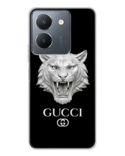 Чехол для Vivo S30 Pro Mini с картинкой «Gucci — серебряный лев» Чехол для Vivo S30 Pro Mini с картинкой «Gucci — серебряный лев»