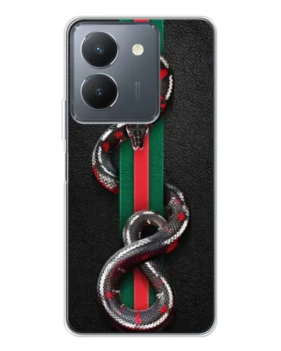 Чехол для Vivo S30 Pro Mini с картинкой «Gucci — змея на полосе» Чехол для Vivo S30 Pro Mini с картинкой «Gucci — змея на полосе»