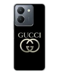 Чехол для Vivo S30 Pro Mini с картинкой «Gucci — золото на черном» Чехол для Vivo S30 Pro Mini с картинкой «Gucci — золото на черном»