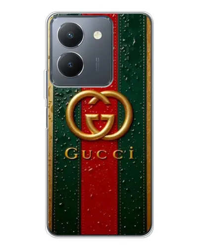 Чехол для Vivo S30 Pro Mini с картинкой «Gucci — фирменная полоса и золото» Чехол для Vivo S30 Pro Mini с картинкой «Gucci — фирменная полоса и золото»