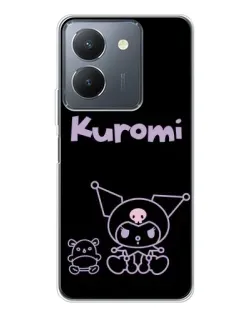 Чехол для Vivo S30 Pro Mini с картинкой «Kuromi — черный минимализм» Чехол для Vivo S30 Pro Mini с картинкой «Kuromi — черный минимализм»