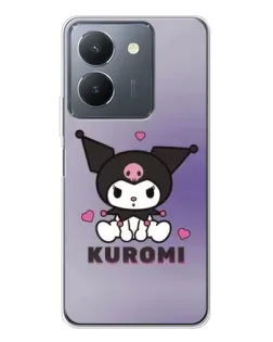 Чехол для Vivo S30 Pro Mini с картинкой «Kuromi — фиолетовый арт» Чехол для Vivo S30 Pro Mini с картинкой «Kuromi — фиолетовый арт»