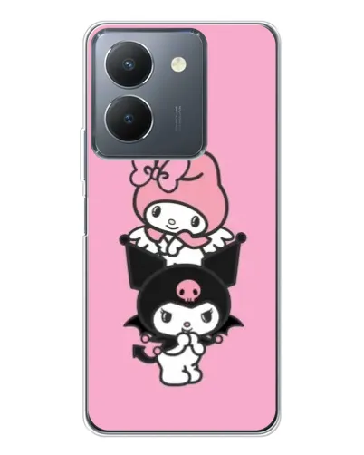 Чехол для Vivo S30 Pro Mini с картинкой «My Melody и Kuromi» Чехол для Vivo S30 Pro Mini с картинкой «My Melody и Kuromi»