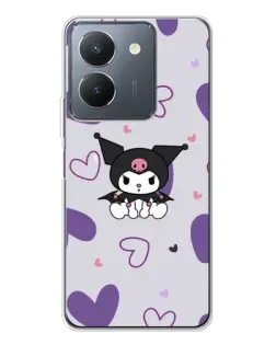 Чехол для Vivo S30 Pro Mini с картинкой «Kuromi и лавандовые сердца» Чехол для Vivo S30 Pro Mini с картинкой «Kuromi и лавандовые сердца»
