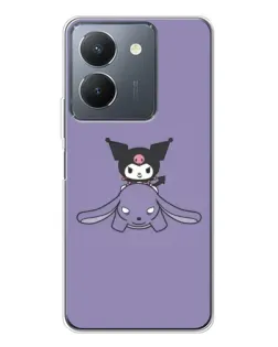 Чехол для Vivo S30 Pro Mini с картинкой «Kuromi на лиловом фоне» Чехол для Vivo S30 Pro Mini с картинкой «Kuromi на лиловом фоне»