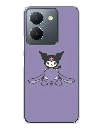 Чехол для Vivo S30 Pro Mini с картинкой «Kuromi на лиловом фоне» Чехол для Vivo S30 Pro Mini с картинкой «Kuromi на лиловом фоне»