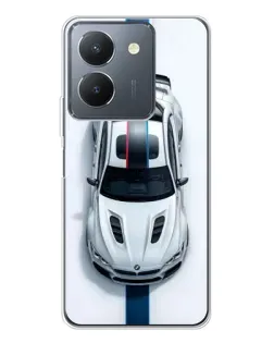 Чехол для Vivo S30 Pro Mini с картинкой «Вид сверху — BMW M» Чехол для Vivo S30 Pro Mini с картинкой «Вид сверху — BMW M»
