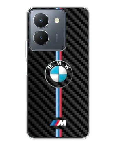 Чехол для Vivo S30 Pro Mini с картинкой «Эмблема BMW и карбон» Чехол для Vivo S30 Pro Mini с картинкой «Эмблема BMW и карбон»