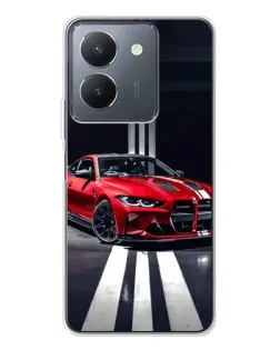 Чохол для Vivo S30 Pro Mini з картинкою «Червона BMW на дорозі»