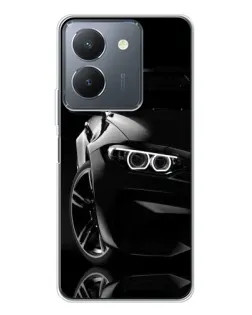 Чохол для Vivo S30 Pro Mini з картинкою «Чорна BMW — профіль»