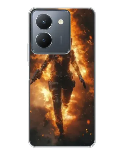 Чехол для Vivo S30 Pro Mini с картинкой «BMW — скорость в дожде»