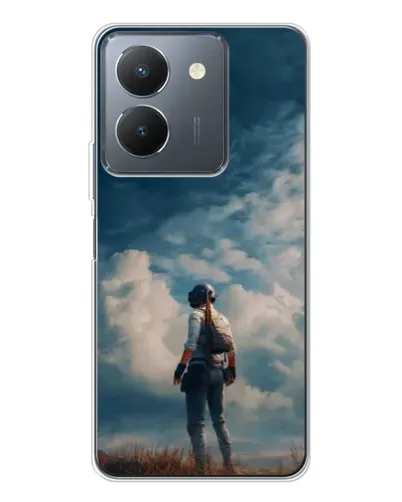 Чехол для Vivo S30 Pro Mini с картинкой «Герой PUBG на скале»