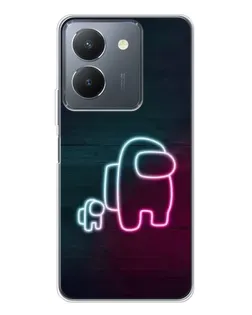 Чехол для Vivo S30 Pro Mini с картинкой «Among Us неон-арт» Чехол для Vivo S30 Pro Mini с картинкой «Among Us неон-арт»