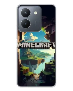 Чехол для Vivo S30 Pro Mini с картинкой «Пещера Майнкрафт»